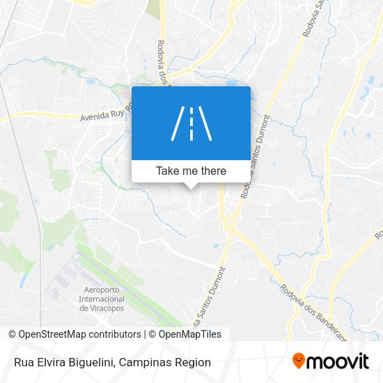 Rua Elvira Biguelini map