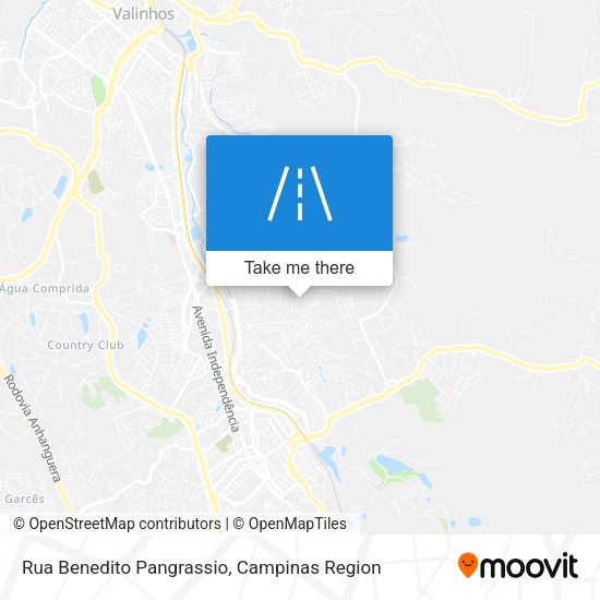 Rua Benedito Pangrassio map