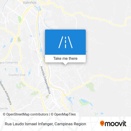 Rua Laudo Ismael Infanger map