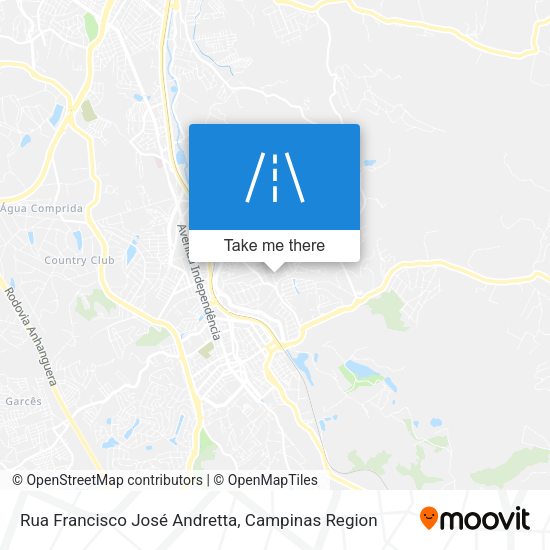Rua Francisco José Andretta map