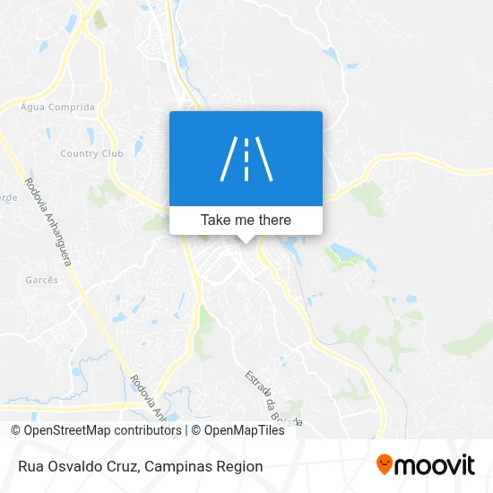 Rua Osvaldo Cruz map