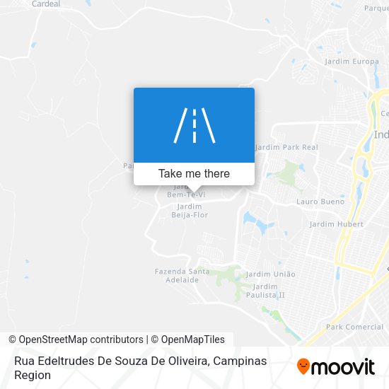Rua Edeltrudes De Souza De Oliveira map