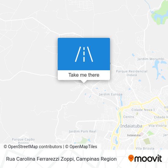 Rua Carolina Ferrarezzi Zoppi map