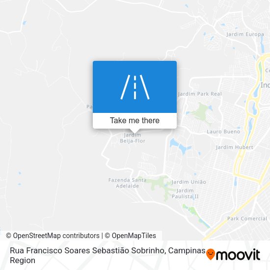 Rua Francisco Soares Sebastião Sobrinho map