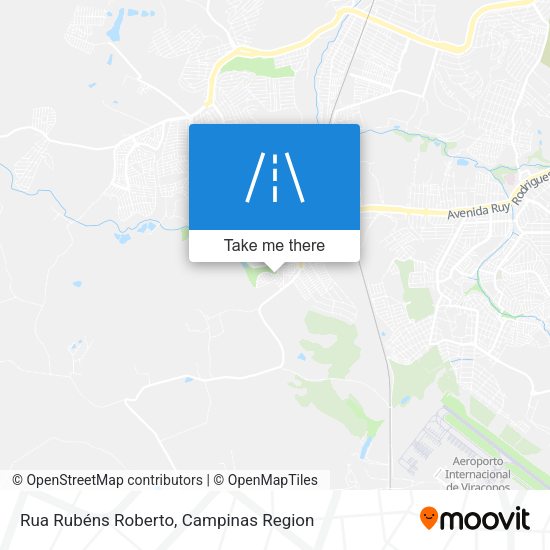 Rua Rubéns Roberto map