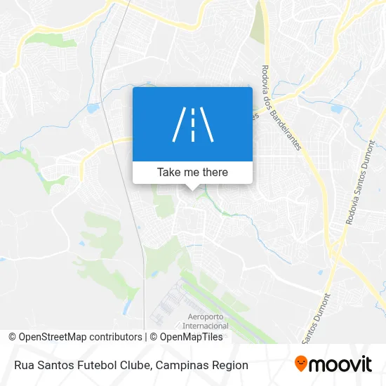 Rua Santos Futebol Clube map