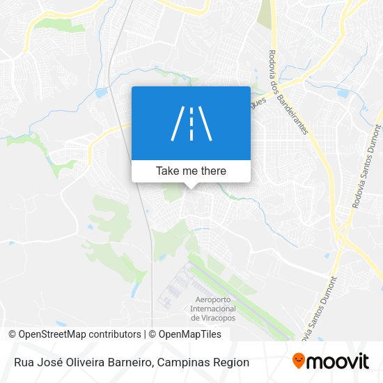 Rua José Oliveira Barneiro map