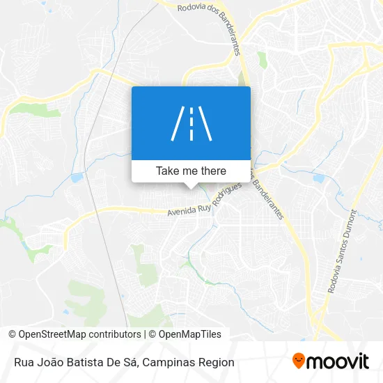 Rua João Batista De Sá map