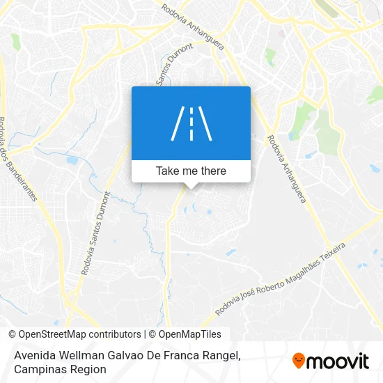 Avenida Wellman Galvao De Franca Rangel map