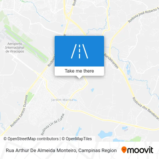 Rua Arthur De Almeida Monteiro map