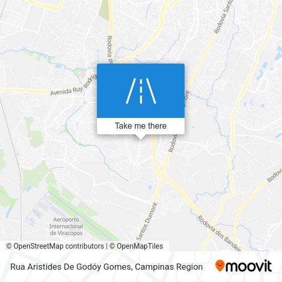 Rua Aristides De Godóy Gomes map