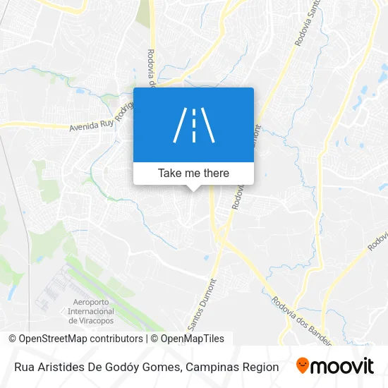 Rua Aristides De Godóy Gomes map