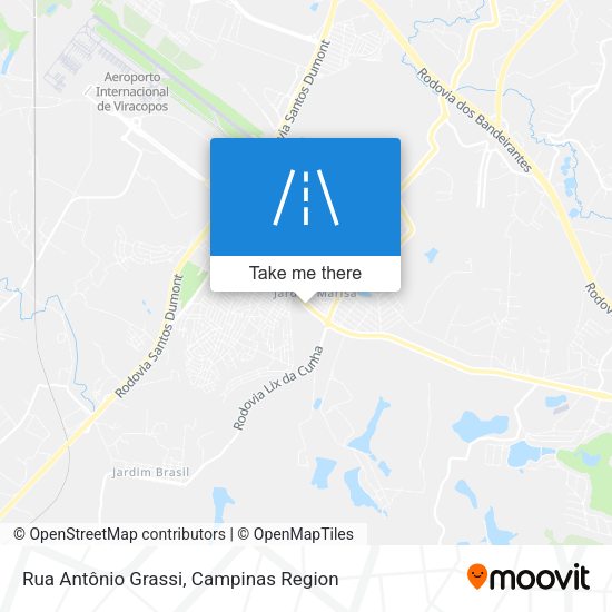 Rua Antônio Grassi map