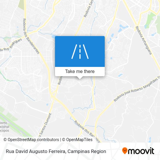Rua David Augusto Ferreira map