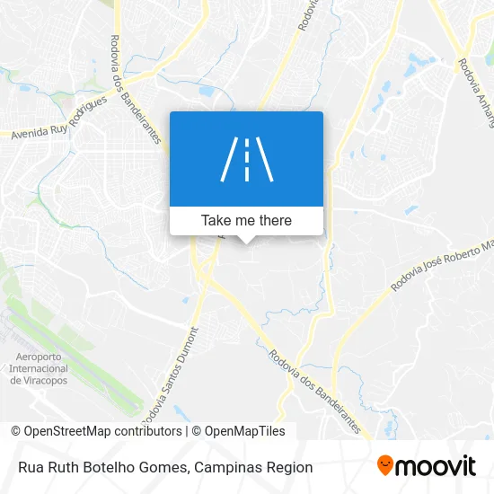 Rua Ruth Botelho Gomes map