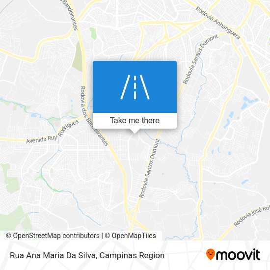 Rua Ana Maria Da Silva map