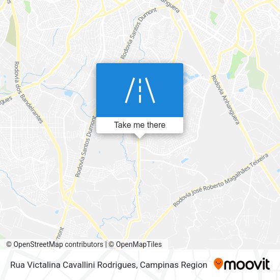 Rua Victalina Cavallini Rodrigues map