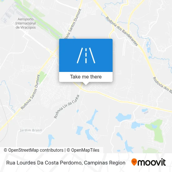 Rua Lourdes Da Costa Perdomo map