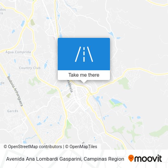 Avenida Ana Lombardi Gasparini map