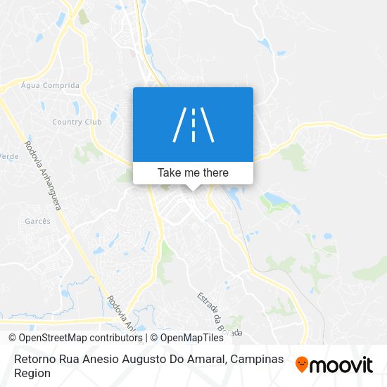 Retorno Rua Anesio Augusto Do Amaral map
