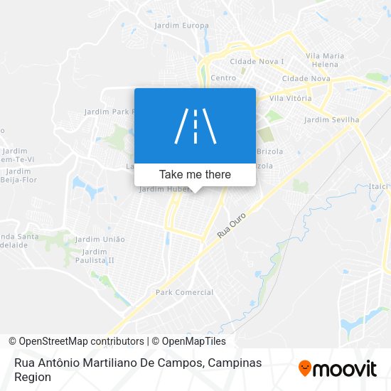 Rua Antônio Martiliano De Campos map