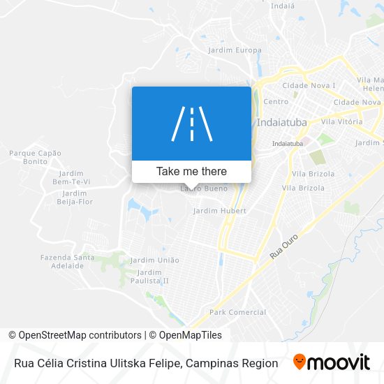 Rua Célia Cristina Ulitska Felipe map