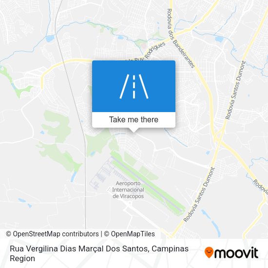 Rua Vergilina Dias Marçal Dos Santos map