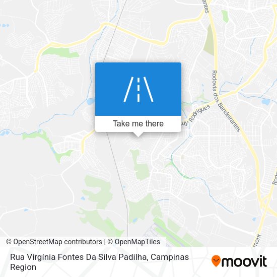 Rua Virgínia Fontes Da Silva Padilha map