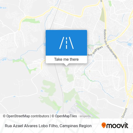 Rua Azael Alvares Lobo Filho map