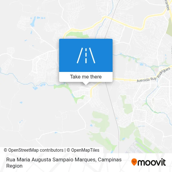 Rua Maria Augusta Sampaio Marques map