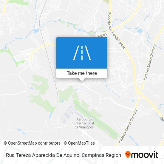 Rua Tereza Aparecida De Aquino map