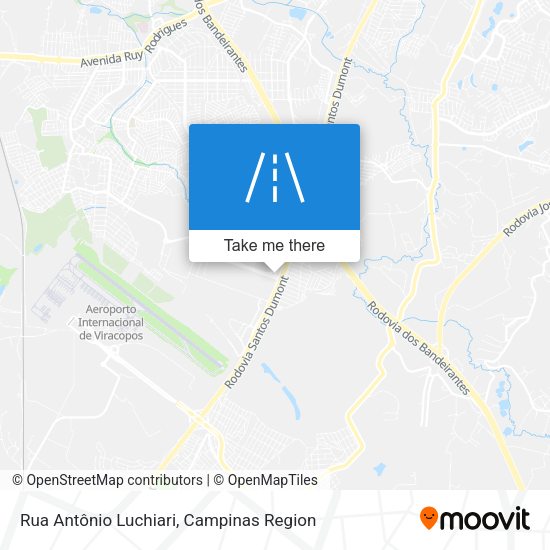 Rua Antônio Luchiari map