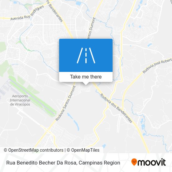 Rua Benedito Becher Da Rosa map