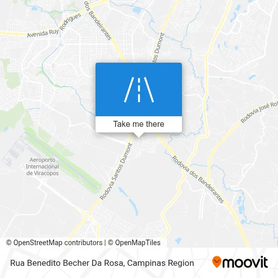 Rua Benedito Becher Da Rosa map