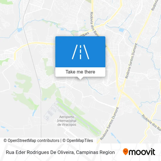 Rua Eder Rodrigues De Oliveira map