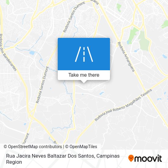 Rua Jacira Neves Baltazar Dos Santos map