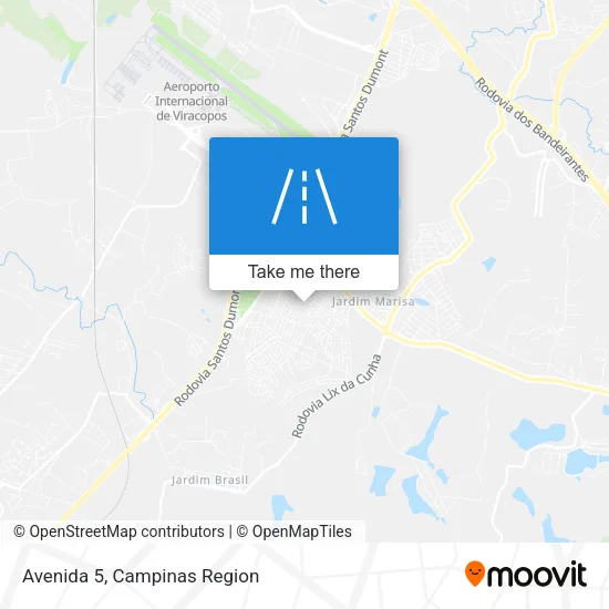 Avenida 5 map