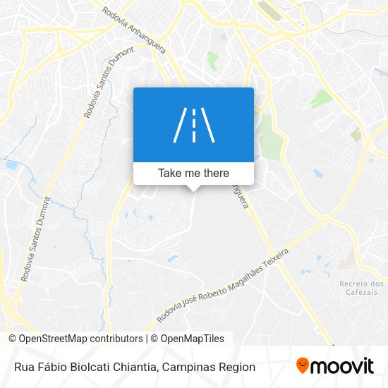 Rua Fábio Biolcati Chiantia map