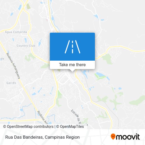 Rua Das Bandeiras map