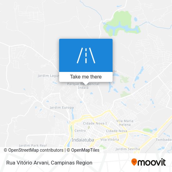 Rua Vitório Arvani map