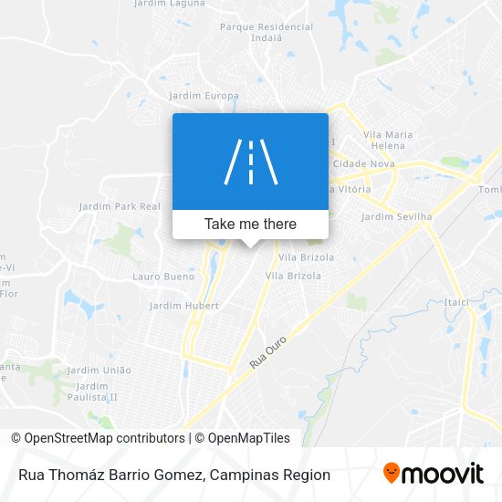 Rua Thomáz Barrio Gomez map