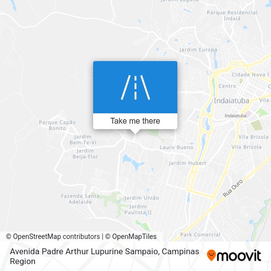 Avenida Padre Arthur Lupurine Sampaio map