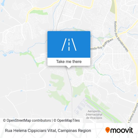 Rua Helena Cippiciani Vital map