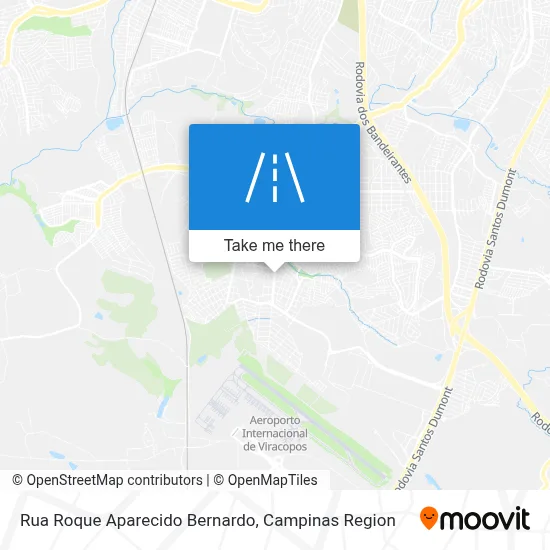 Rua Roque Aparecido Bernardo map