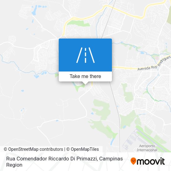 Rua Comendador Riccardo Di Primazzi map
