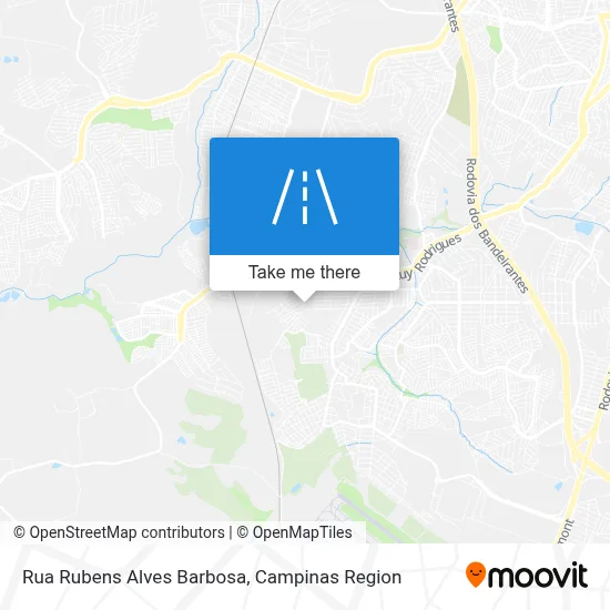 Rua Rubens Alves Barbosa map