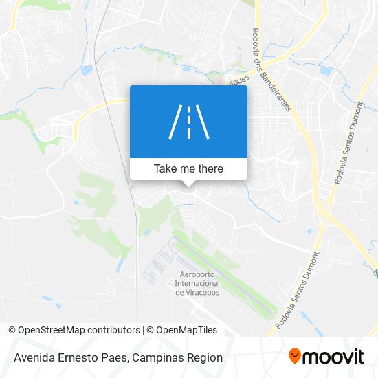 Mapa Avenida Ernesto Paes
