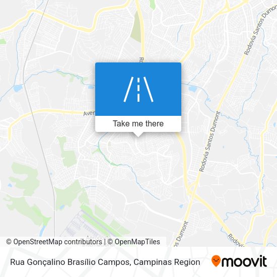 Rua Gonçalino Brasílio Campos map