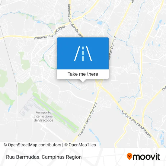 Rua Bermudas map