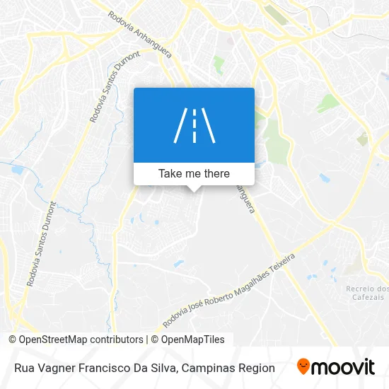 Rua Vagner Francisco Da Silva map